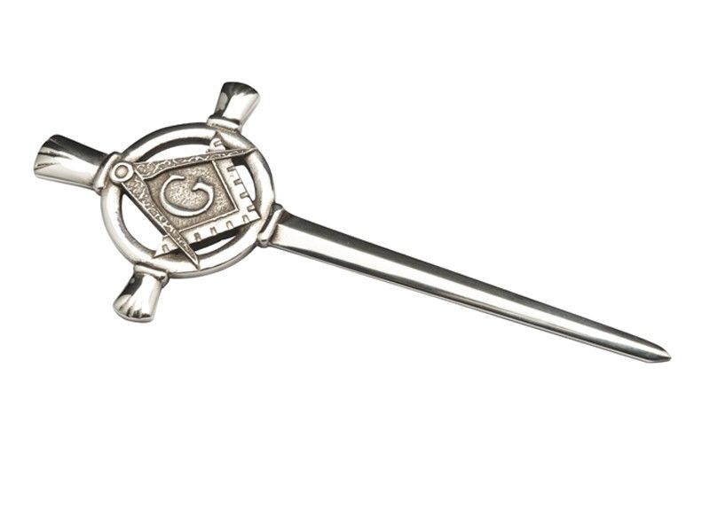 Masonic Kilt Pin Sterling Silver Celtic Art Celtic Art Ltd